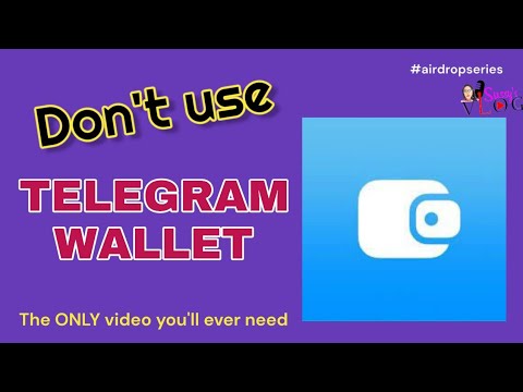 Don't Use Telgram Wallet. Don't make same mistake I made