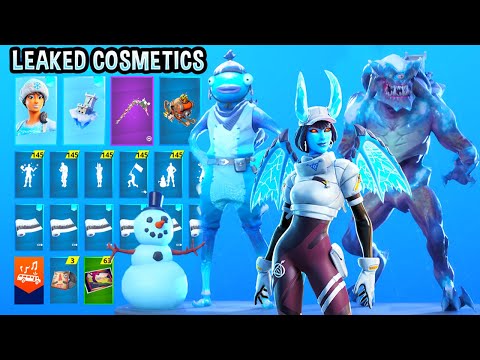 *NEW* Leaked Fortnite Skins & Emotes..!! *CHRISTMAS SKINS* (Minty-Elf, Polar Legends Pack & More..!)