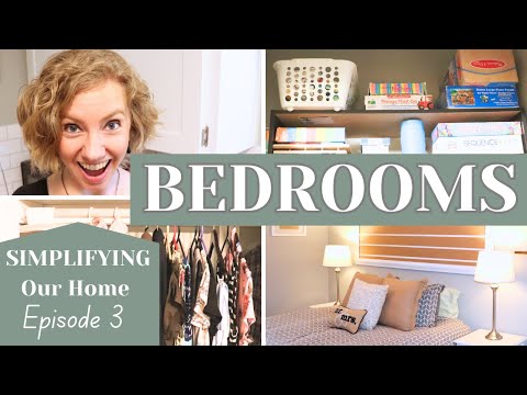 Bedrooms DECLUTTER | SIMPLIFYING Our Home | Episode 3