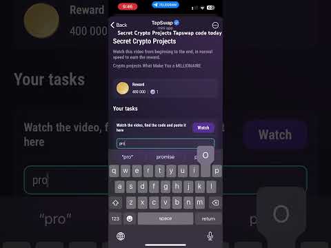 Secret Crypto Projects Tapswap Code Today | Tapswap Code 29 September #tapswap #tapswapdailycode