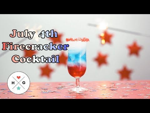 July 4th Firecracker Cocktail | HG Food | HelloGiggles