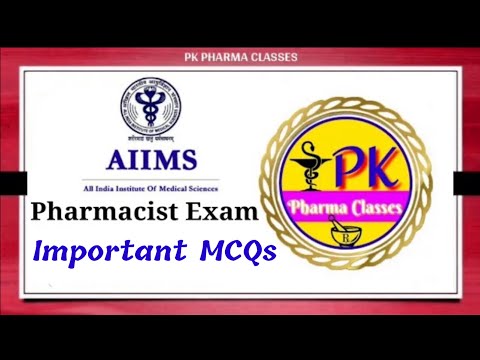 Aiims Pharmacist Exam Important MCQs || Pharmacist Exam Preparation @PKPharmaClasses #pharmamcqs