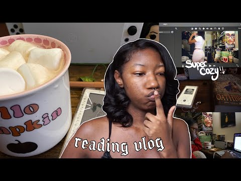 cozy reading vlog | hockey romance era, christmas books and starting oathbringer finally