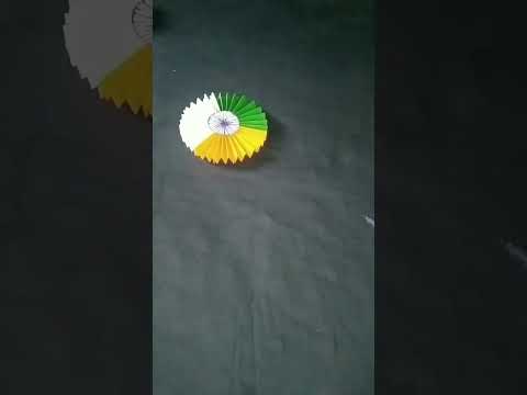 easy republicday badge making with paper #handmade #youtubeshorts #viralshorts #republicdayspecial .