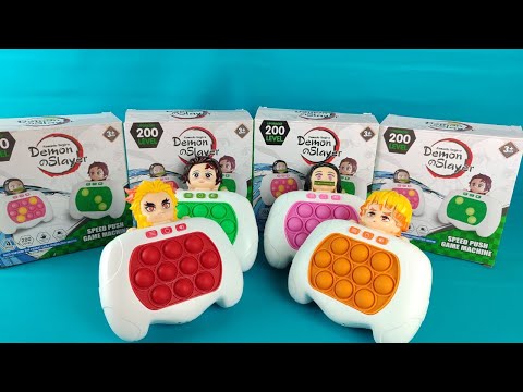 ♡ BIG COLLECTION fast push pop it electronic fidget toys unboxing and review | ASMR Videos