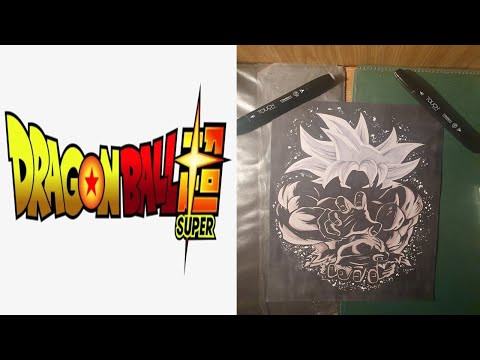 Goku Ultra Instinct Shadow Style Drawing Dragon Ball Super