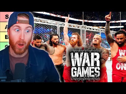 Ranking EVERY WWE WARGAMES Match (WWE Tier List)