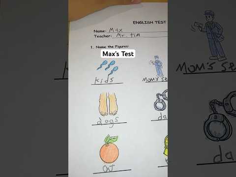 Grading Max’s test #asmr #school #teacher #test #quiz #emojichallenge