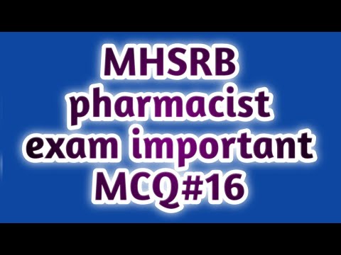 mhsrb pharmacist exam preparation#telanganapharmacistexammcq