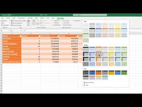 Excel Certification Prep - Create Excel Tables from Cell Ranges