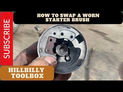 Fix your starter! How to swap a worn ATV starter brush