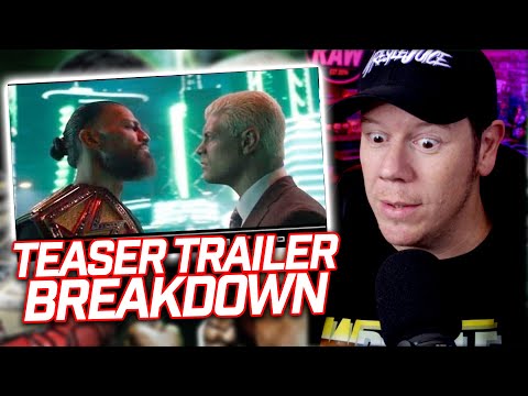 Reacting to Wrestlemania Teaser Trailer