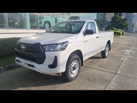 พาชม Toyota Hilux Revo B-Cab 4x4 2.8 Entry MT สีขาว รุ่นอัพเกรด ปี 2024 E5 7.42 ส. มี VSC TRC ครบ!!