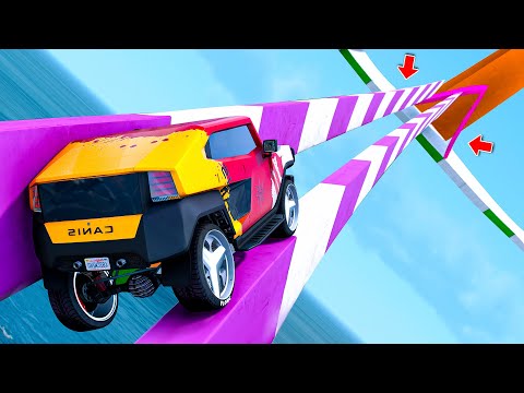 101.101% Gamers Get Stuck and Call Mom for Help in This GTA 5 Parkour Race!