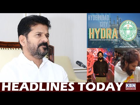 Headlines Today | 13th Dec 2024 | KBN NEWS |