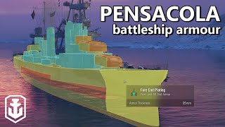 Easily Brawling Battleships In A Tier 6 Cruiser - Pensacola (World of Warships)