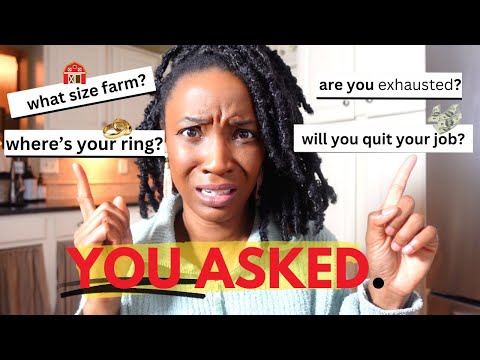 Addressing YOUR Questions about my Marriage, Future Farm, and NOT Quitting my Job for YouTube