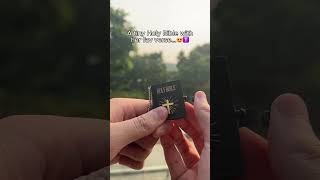 Tiny Holy Bible 🥹 #christian #love