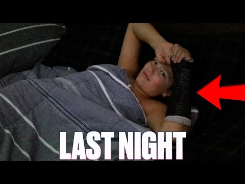 LAST NIGHT SLEEPING WITH A BROKEN ARM BEFORE HAVING CAST TAKEN OFF | SLEEPING WITH A BROKEN BONE