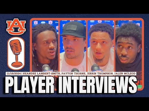 KeAndre Lambert-Smith and More Speak on TAMU Week | Auburn Player Q&A 11/19/24