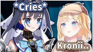 Kronii Couldn't Hold Back Her Tears and Broke Down When Thanking Ame