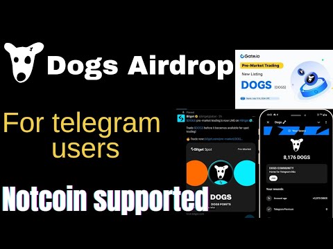 Dogs Airdrop for telegram users by ton( pavel durov) | crypto airdrops