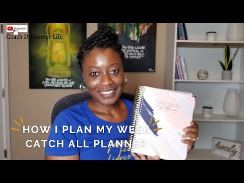 How I Plan My Week| Simply Yours Day Planner