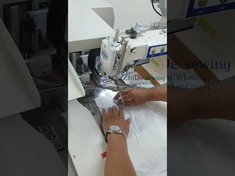 Auto sewing for Sleeve Placking with Lining.Our machine can sew different kind of sleeve plackets.