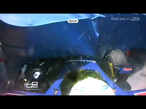 GP2 2011/2012 Onboard Crash Compilation (Dallara GP2/11)