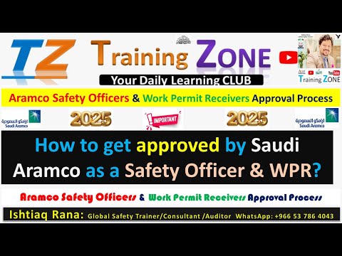 How to get approved by Saudi Aramco as a Safety Officer & WPR IMPORTANT Don't miss the video 100%!