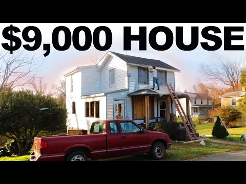 $9,000 HOUSE - FULL PAINT JOB // HUGE TRANSFORMATION - EP. 35