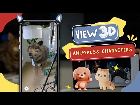 How to View 3D Animals and Characters in Your Space