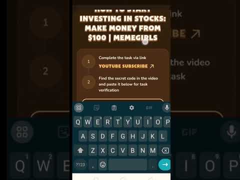 How to start investing in stocks : make money from $100 | Memegirls memefi code today