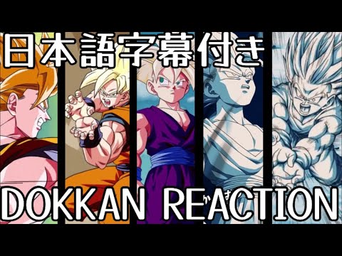 ドッカンバトル UR 悟空&悟飯 先行公開リアクション Dokkanbattle UR Goku&Gohan Reaction 海外の反応