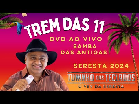 DVD TUNINHO DOS TECLADOS Ú VEY DA SERESTA (TREM DAS 11) SAMBA DAS ANTIGAS AO VIVO EM QUIXABA PB