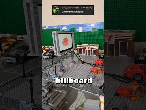 Lego CITY Gaming PC Build | BILLBOARD #lego #legocity #challenge