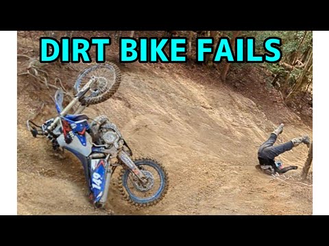 DIRT BIKE FAIL #1  オフロードバイク 失敗集 3月