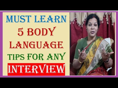 Must Learn These 5 Body Language Tips For Any  Interview