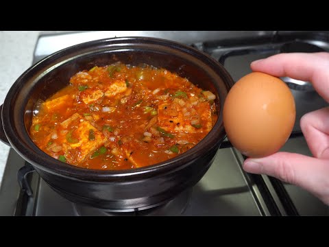 Spicy Egg Tofu with Rice