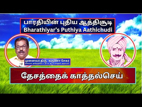 தேசத்தைக் காத்தல்செய், பாரதியின் புதிய ஆத்திசூடி 49, Bharathiyin Puthiya Aathichudi , கருணா சேகர்