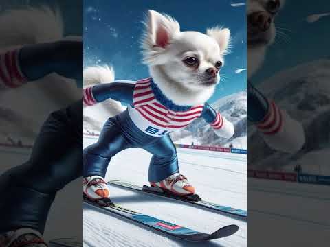 Chihuahua - Winter Sports #chihuahua #pets #dog