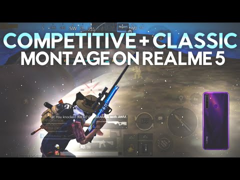 COMPETITIVE+CLASSIC MONTAGE ON REALME 5🥵GTA rarin⚡ ft-realme 5⚡5 finger claw+gyro....