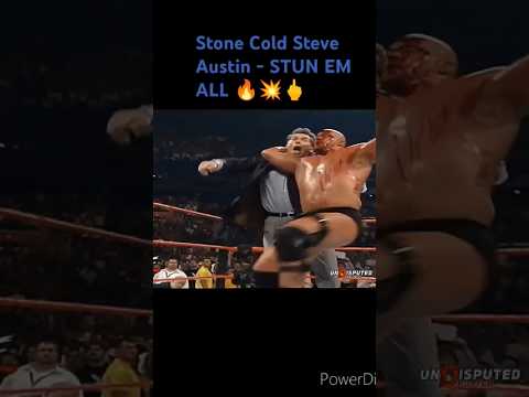 Stone Cold Steve Austin - STUN EM ALL 🔥💥🖕#stonecoldsteveaustin