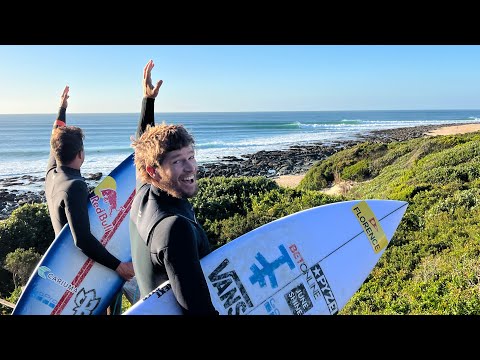 J-BAY KEYHOLE PADDLE OUT INTO A PUMPING SESSION WITH BIG CREW!