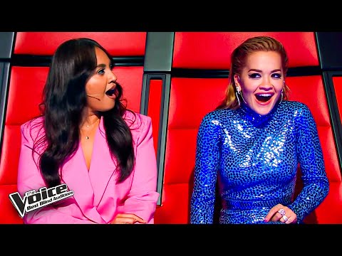 UNEXPECTED TWIST! Coaches hear their own HITS on The Voice!