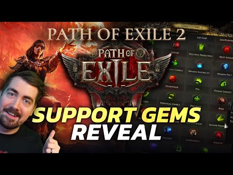 I LOVE the way they're doing Support Gems in PoE2! - Gem Reveals