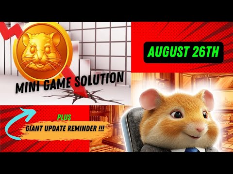 IMPORTANT HAMSTER KOMBAT KEY: Update reminder