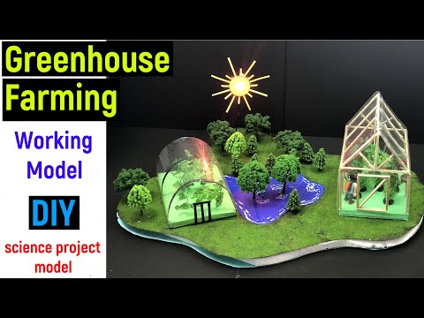 science project model - greenhouse farming working model - greenhouse model project