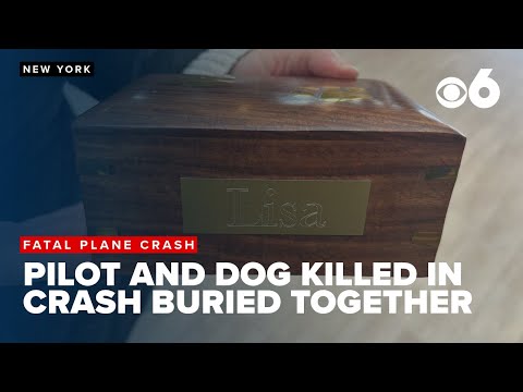 Pilot and dog killed in crash buried together