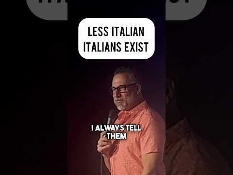 Less Italian Italians Exist #italian #italy #nj #ny #standupcomedy #shorts #punchlinephilly Sept 6,7